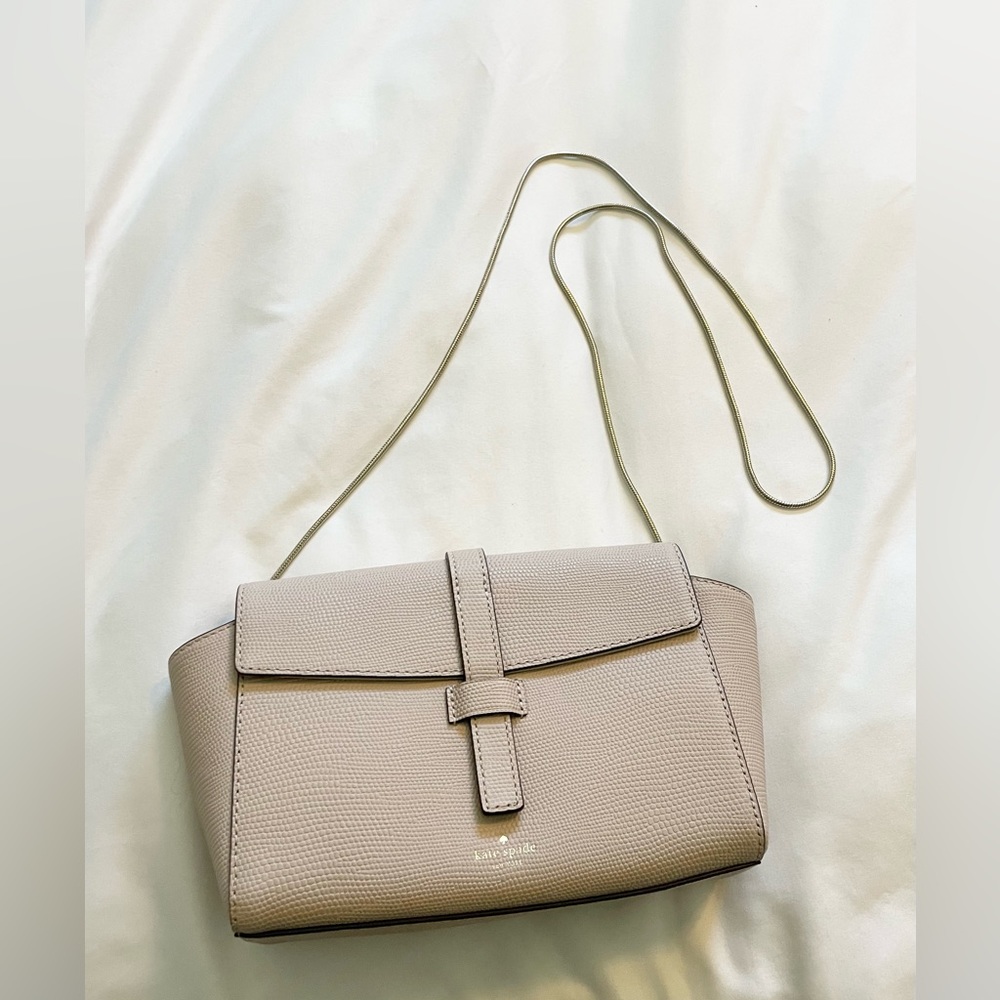 Kate Spade New York Riverside Street Emmie Embossed Leather Crossbody Bag